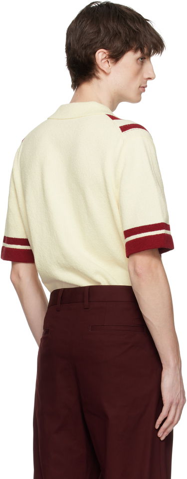 Sveter Dolce & Gabbana Dolce&Gabbana Knitted Polo Shirt Žltá | GXVB7TJFMNA, 2