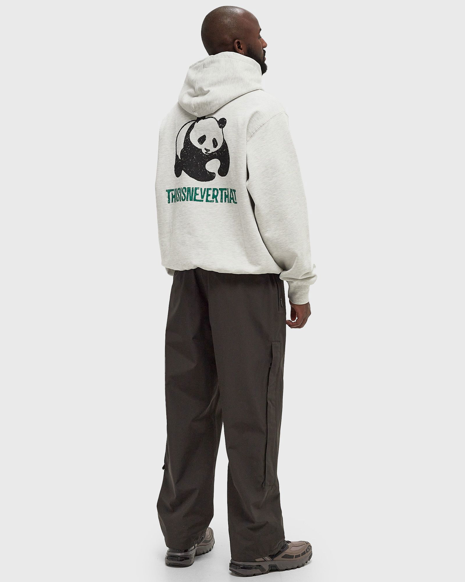 Panda Graphic Print Hoodie