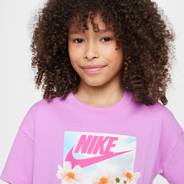 Crop Top Nike Nike Sportswear T-Shirt Fialová | HM6311-532, 2