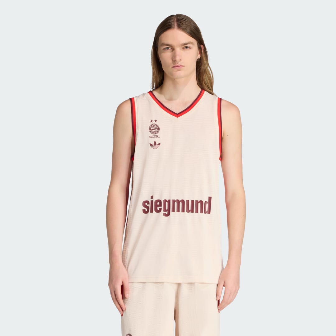 Dres adidas Performance FC Bayern Munich Basketball Jersey Béžová | KA4940, 0