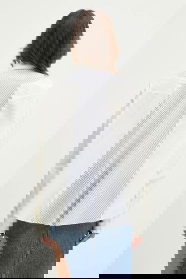 Košeľa Maison Margiela Cotton Relaxed Cropped Classic Collar Shirt Biela | S52DT0042, 2