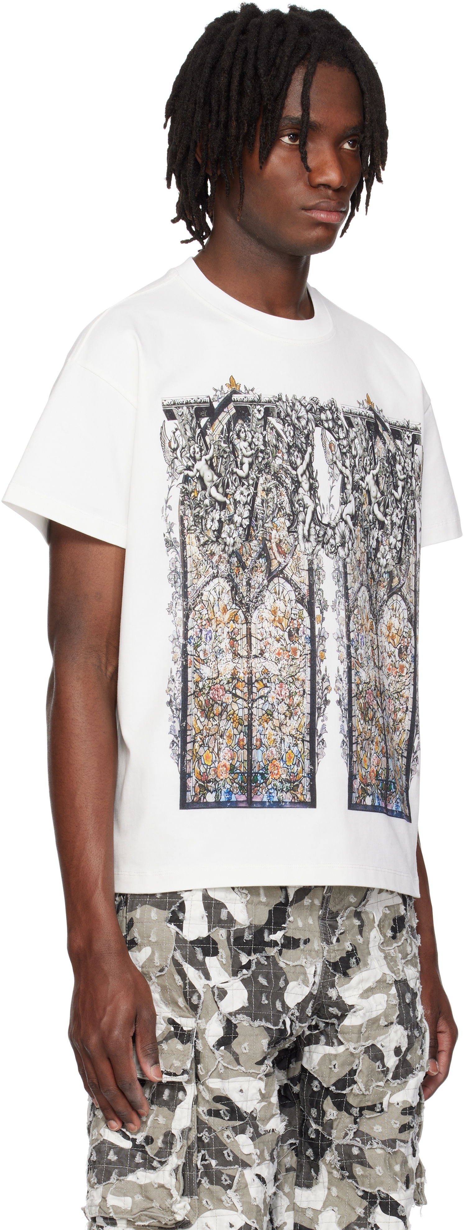 Tričko Who Decides War Who Decides War Ignatius Graphic Short Sleeve T-Shirt Biela | 1110280001SS25, 1