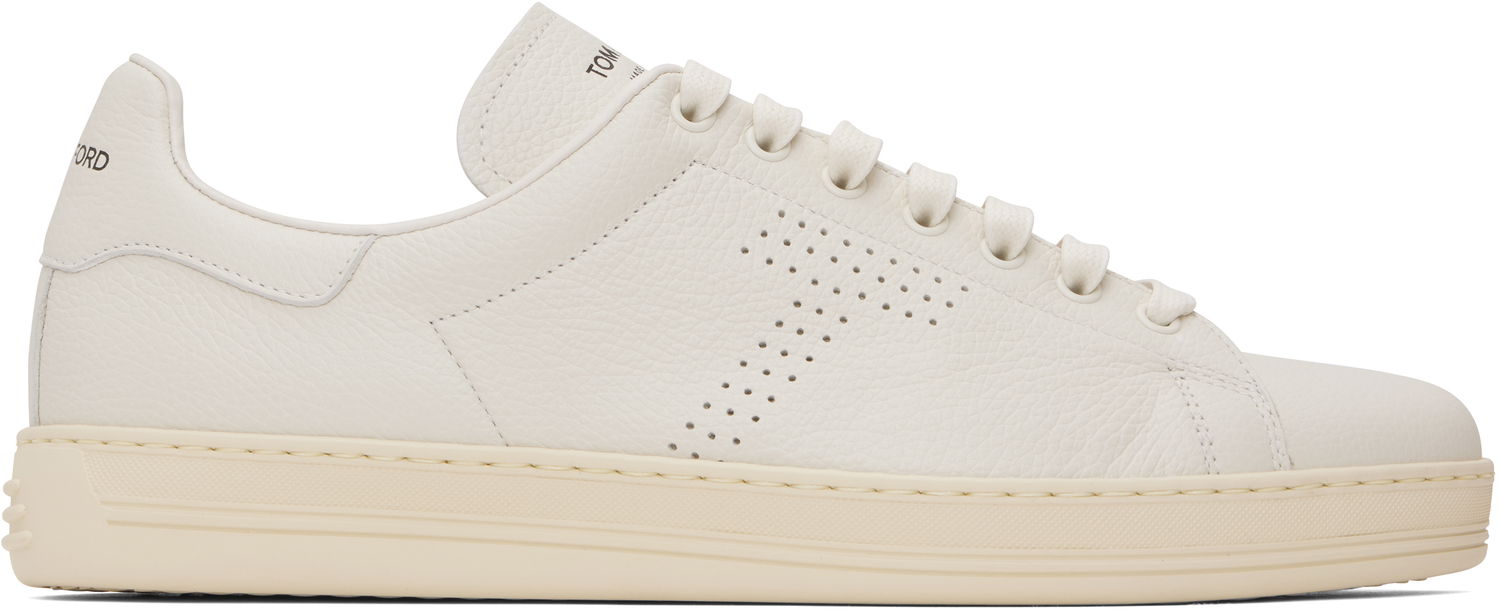 Starostlivosť o obuv Tom Ford TOM FORD Warwick Grain Leather Biela | J1507-LCL045L, 0