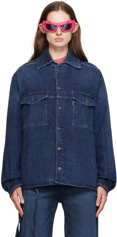 Košeľa Ottolinger Ottolinger Buttoned Denim Shirt Modrá | 1700409, 0
