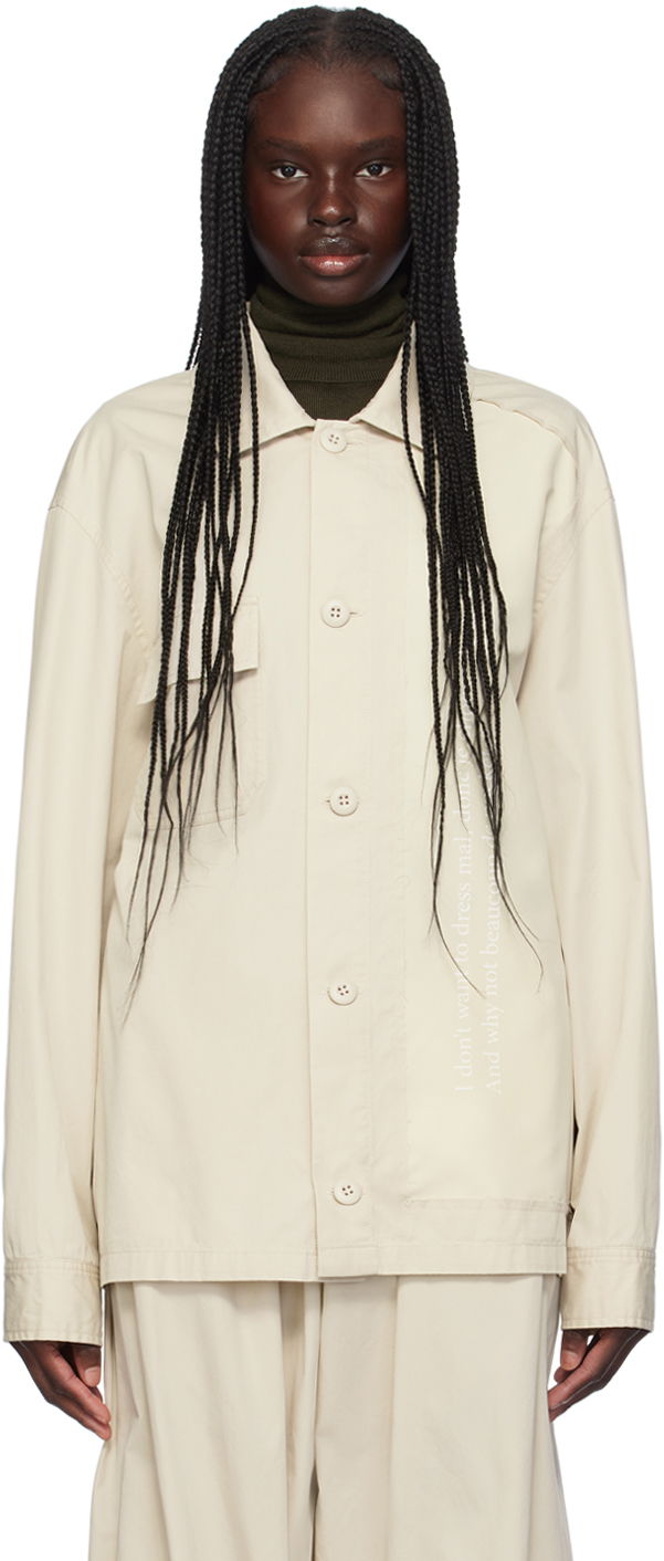 Košeľa Maison Margiela Paneled Jacket Béžová | SH0AM0023 M35148, 0