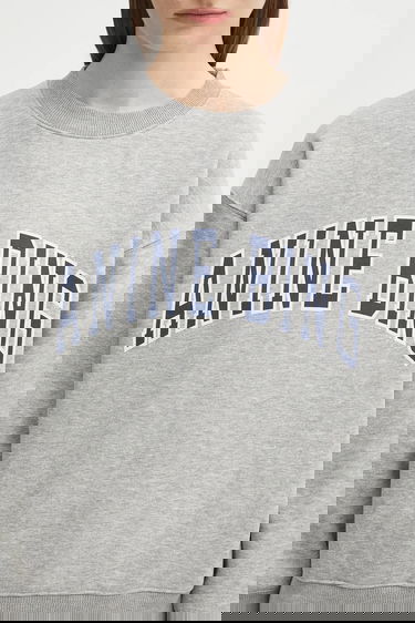 Mikina Anine Bing Anine Bing Spencer Graphic Sweatshirt Šedá | A.08.11531, 3