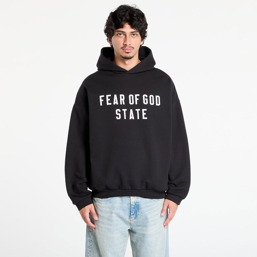 Mikina Fear of God Fear of God Essentials 90's Hoodie Čierna | 192SP256210F-861
