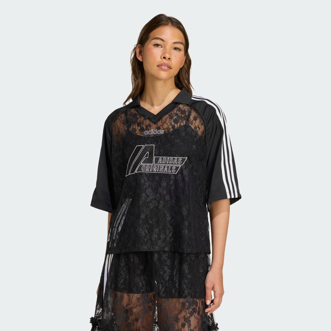 Šaty adidas Originals adidas Originals Lace Dress Čierna | KD2276, 0