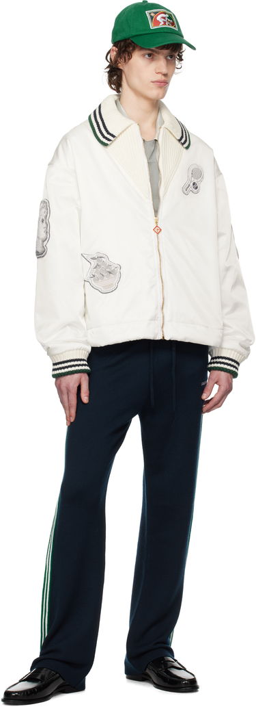 Bomber bunda Casablanca Casablanca Coach Jacket Biela | MPS25-OT-164-01, 3