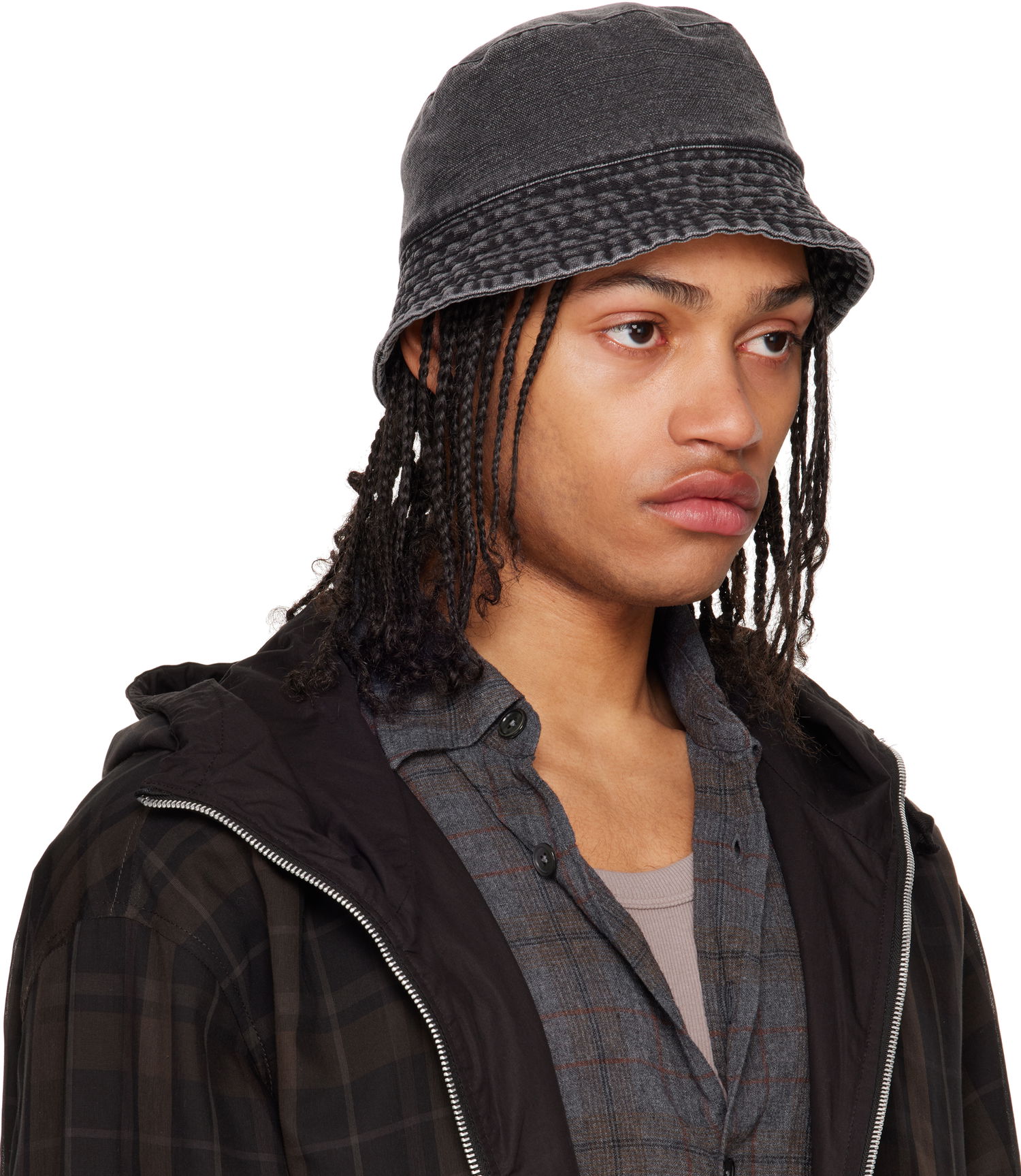 Klobúk OUR LEGACY Our Legacy Canvas Bucket Hat Šedá | A2258BWB, 1