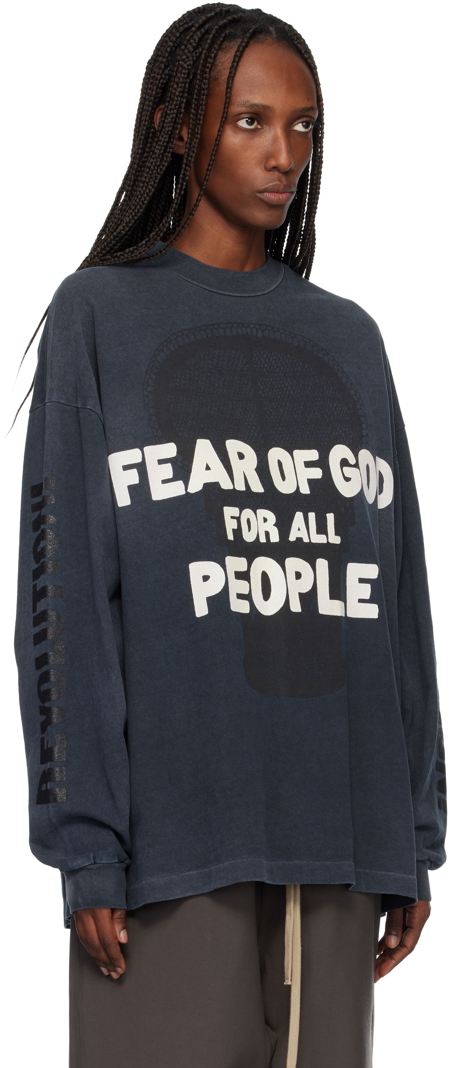 Tričko Fear of God Fear of God Relaxed Long Sleeve 'Future' T-shirt Šedá | FG25FW10-10403HWJUS, 1