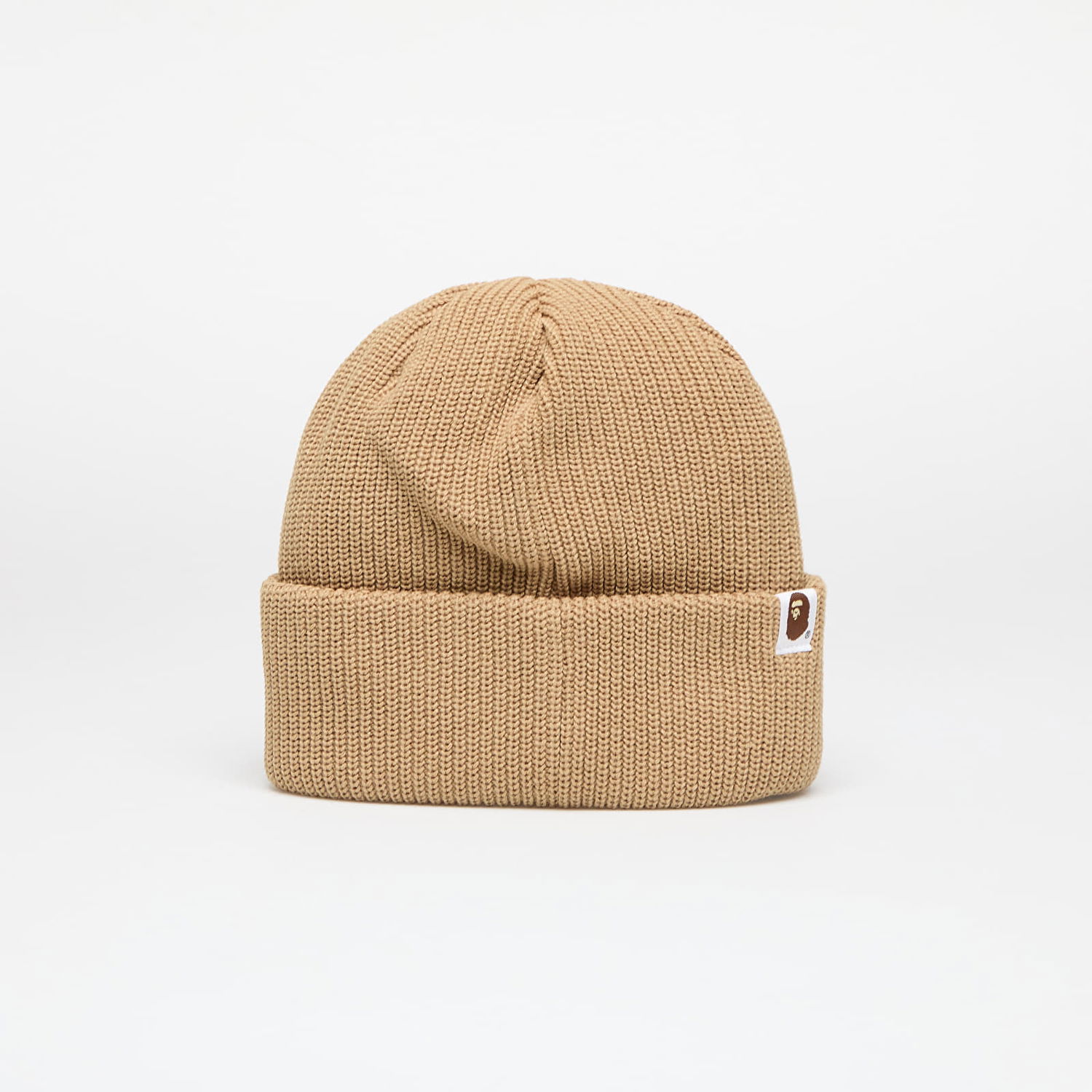 Kulicha BAPE Knit Beanie with Logo Patch Hnedá | 001HTK801009M BEI, 1