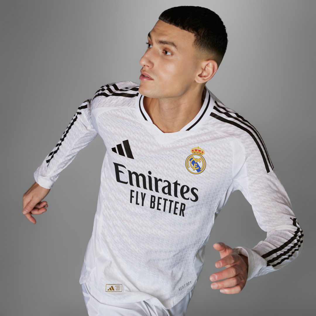 Real Madrid 24/25 Long Sleeve Authentic Home Jersey