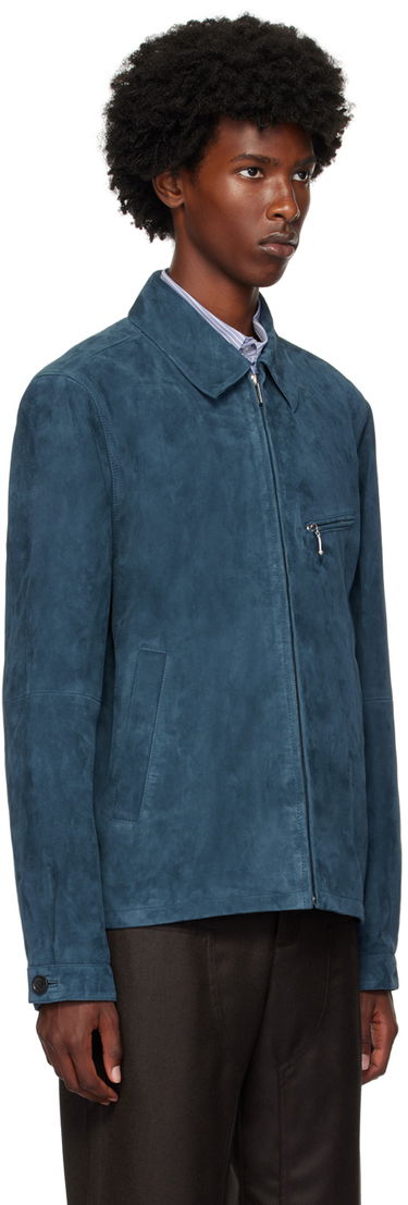 Bunda Paul Smith PS Paul Smith Zip Suede Jacket Modrá | M2R-022ZL-N21985-76, 1
