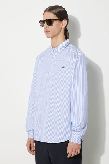 Košeľa Lacoste Lacoste Regular Fit Button-Down Shirt Modrá | CH2936, 0