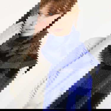 Šál Off-White Bookish Check S Cobalt Blue/ Light Blue Modrá | OWMA06EF25KNI0014740, 2