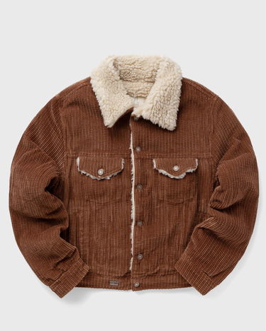 Bunda ERL Sherpa Corduroy Trucker Jacket Hnedá | ERL09J003, 0