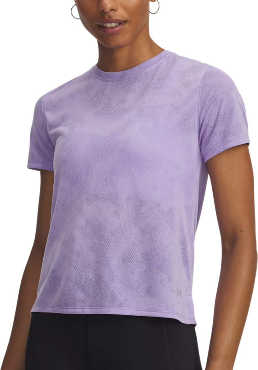 Tričko Under Armour Launch Jacquard Short Sleeve T-Shirt Fialová | 6005096-538, 0