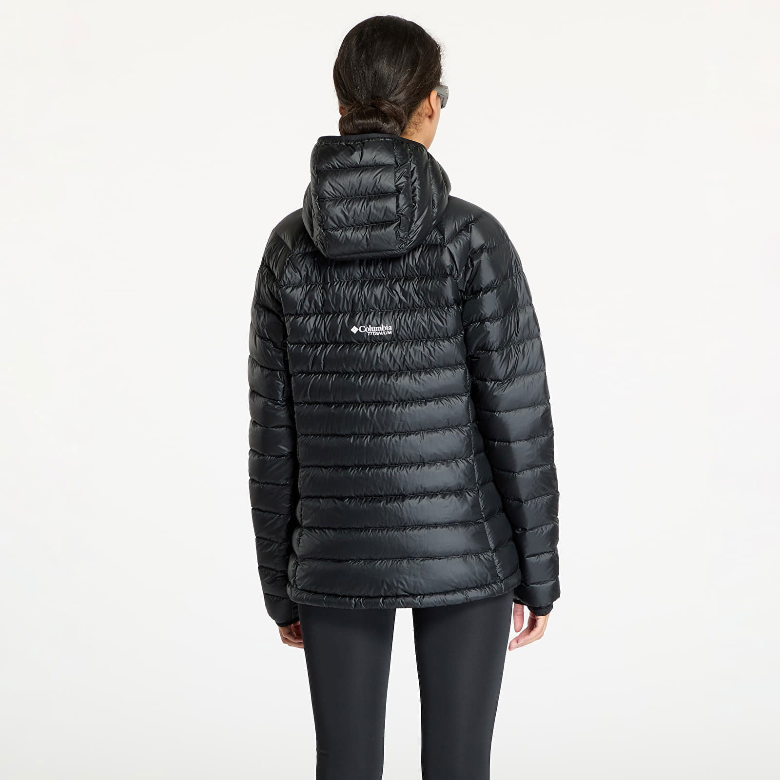 Arctic Crest Down Hooded Jacket Black