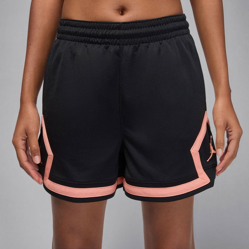Šortky Jordan Sport 4" Diamond Mesh Athletic Shorts with Contrast Trim Čierna | FN5134-011