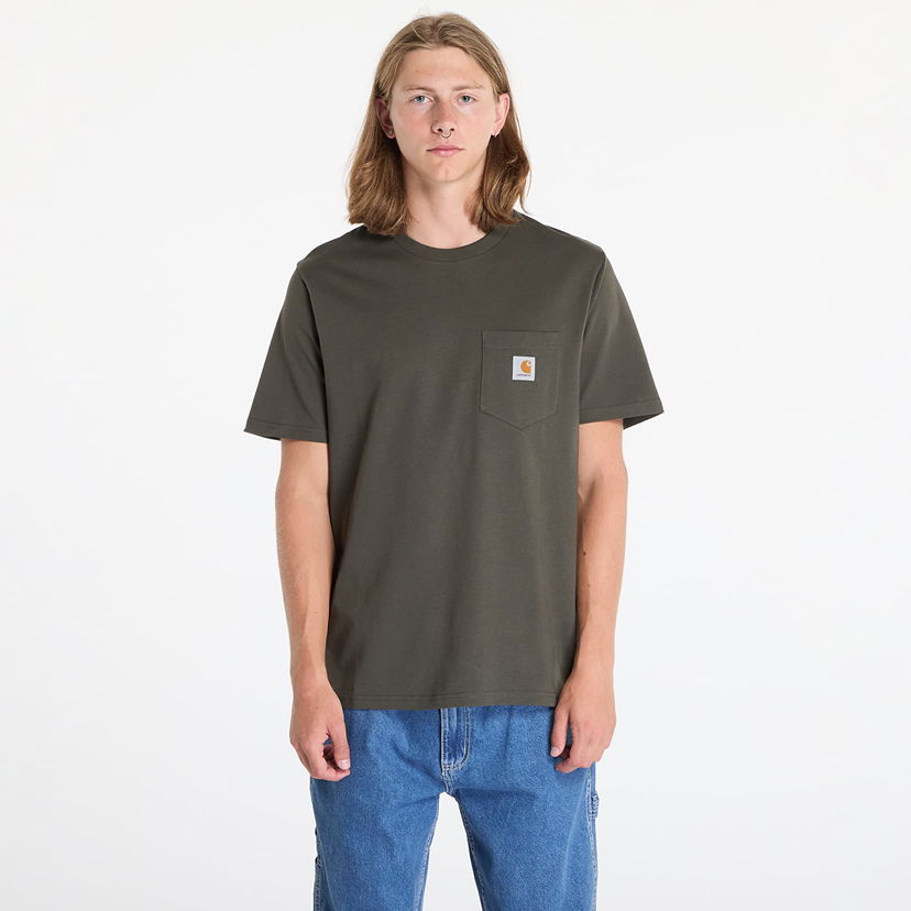 Tričko Carhartt WIP S/S Pocket T-Shirt UNISEX Mirage Zelené | I030434.964XX