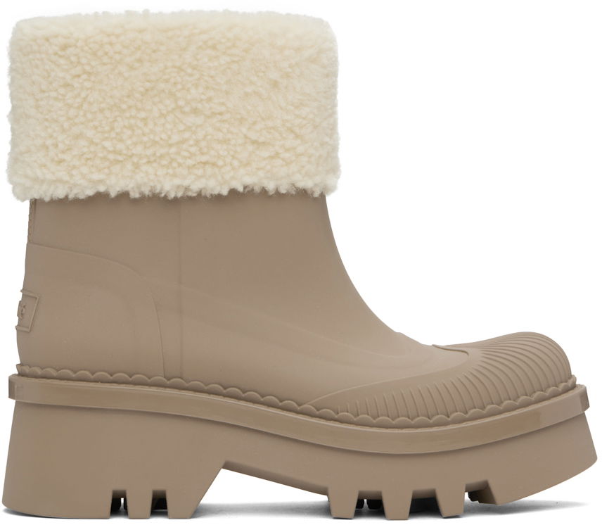Chloé Brown Raina Boots
