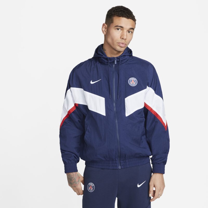 Vetrovka Nike Paris Saint-Germain Woven Football Jacket Modrá | DN1311-410