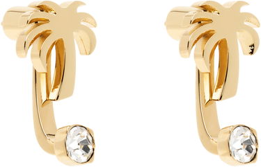 Náušnice Palm Angels Palm Angels Palm Crystal Drop Earrings Metalická | PWOD037S25MAT0017679, 1