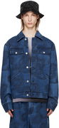 Feng Chen Wang Dragon Print Denim Jacket