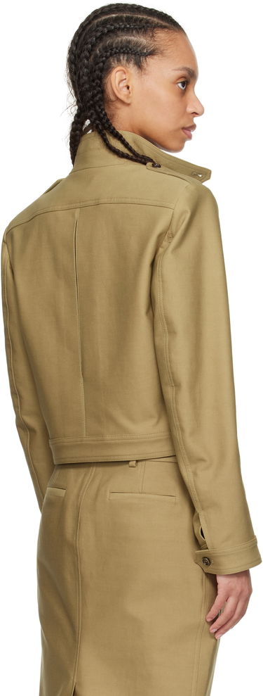 Bunda Tom Ford TOM FORD Cropped Safari Jacket Béžová | CS1267-FAX1402, 2