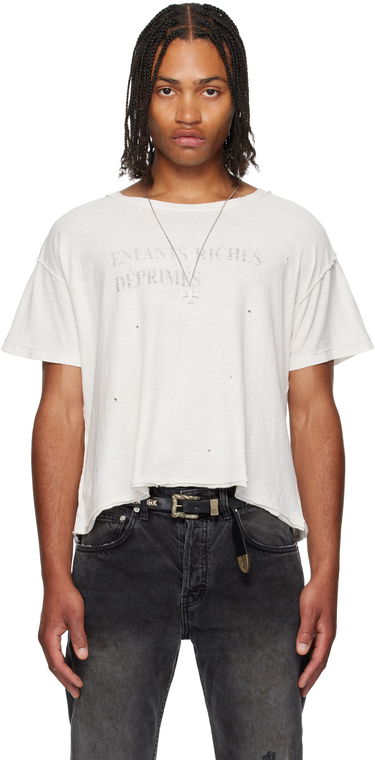 Tričko Enfants Riches Déprimés Enfants Riches Déprimés Classic Logo Distressed T-Shirt Biela | 010-858, 0