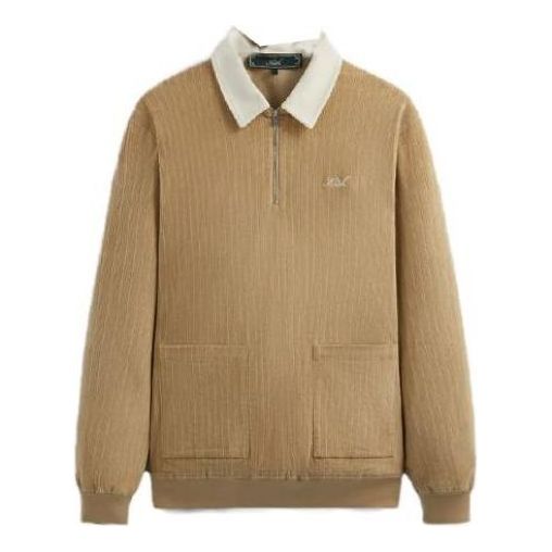 Polo tričko KITH Cord Clyde Rugby Shirt Béžová | KHM031419-210, 0