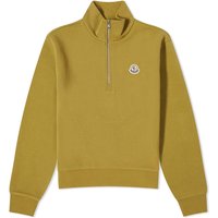 Sveter Moncler Badge Logo Quarter Zip Crewneck Zelené | 8G000-22-899V4-81O, 1