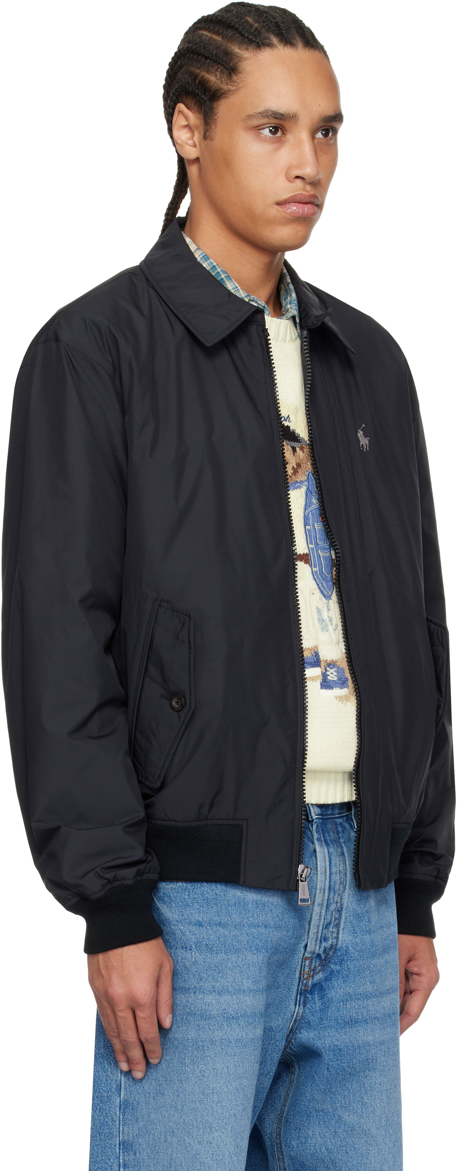 Bomber bunda Polo by Ralph Lauren Ralph Lauren Packable Taffeta Bomber Jacket Čierna | 710938512002, 1