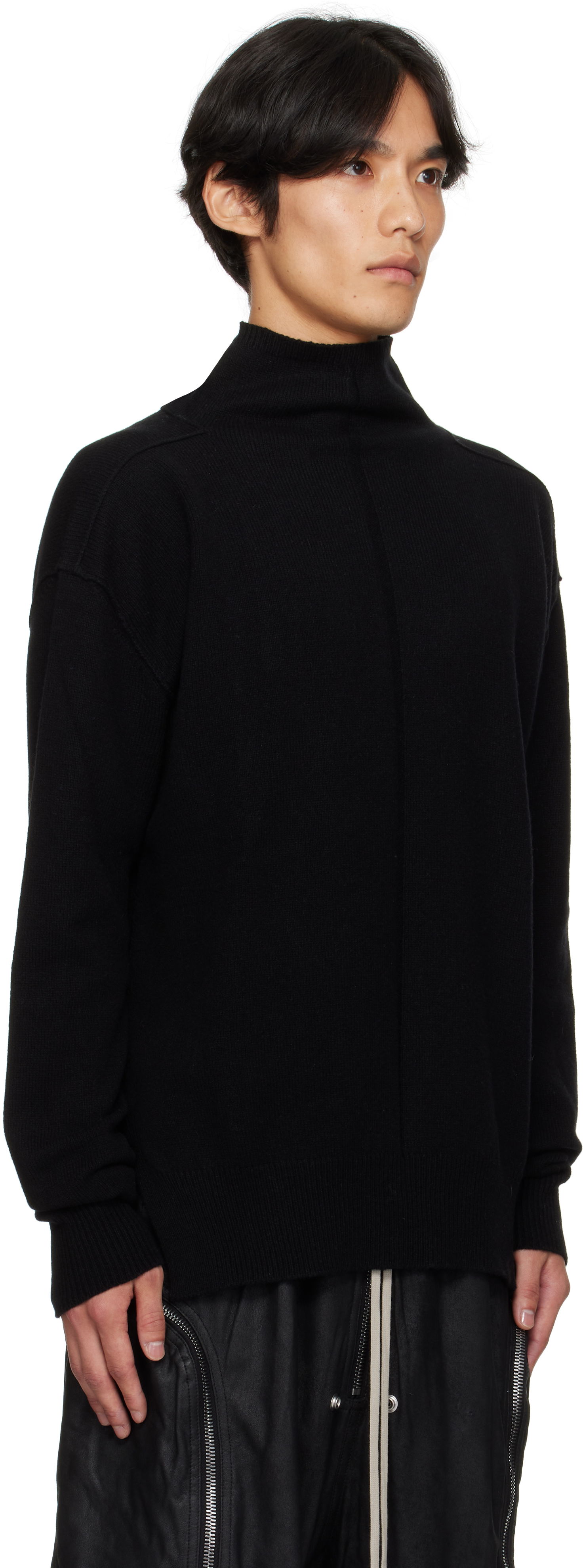 Sveter Rick Owens Rick Owens Concordians Tabard Sweater Čierna | RU02E1648 WSBR, 1