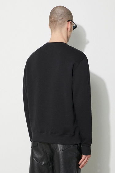 Mikina Alpha Industries Alpha Industries College Print Sweatshirt Čierna | 146301, 2