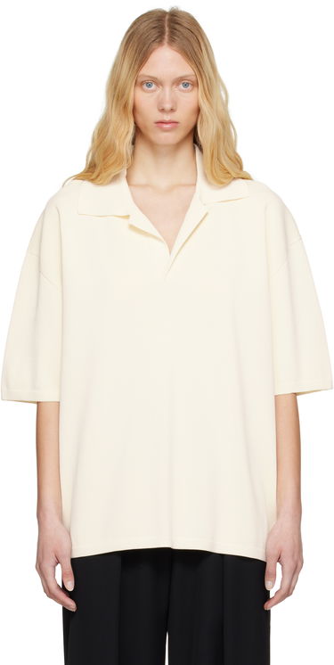 Polo tričko AMI AMI Paris Short Sleeve Polo Biela | UPL164.KN0064, 0