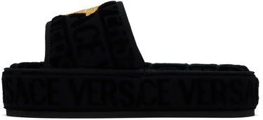 Oblečenie Versace Versace 'Versace' Allover Slippers Čierna | ZSL000003_ZCOSP052, 2