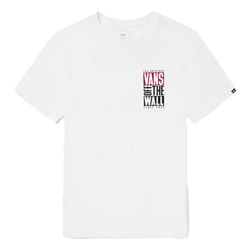 Tričko Vans Vans Alphabet Print T-Shirt Biela | VN0A4MM5WHT