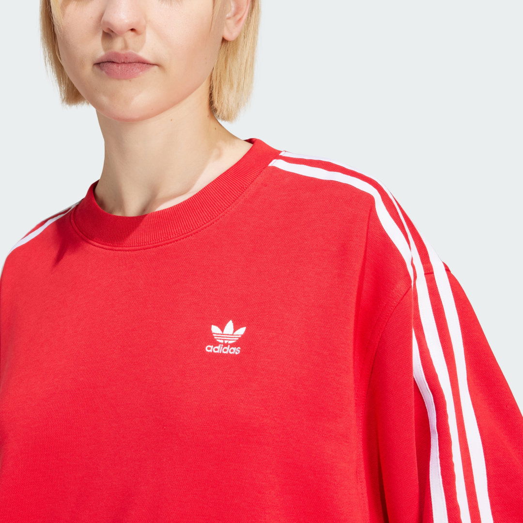 3-Stripes Oversized Crew