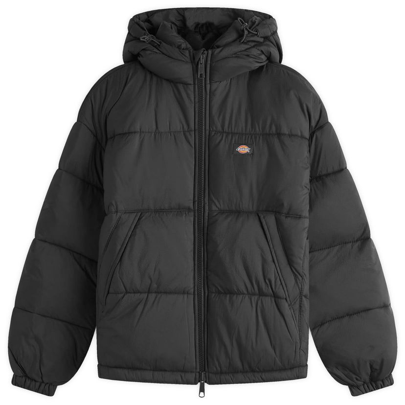 Prešívaná bunda Dickies Alatna Oversized Puffer Jacket Black Čierna | DK0A4YJU-001