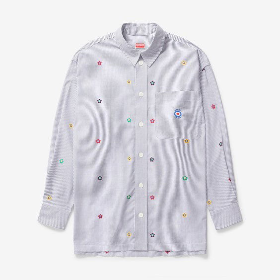 Košeľa KENZO Target Oversized Shirt Šedá | FD65CH5079LJ.97, 0