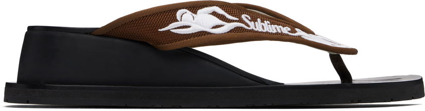 Plavky Tory Burch Tory Burch Sublime Wedge Flip-Flops Čierna | 173758-961