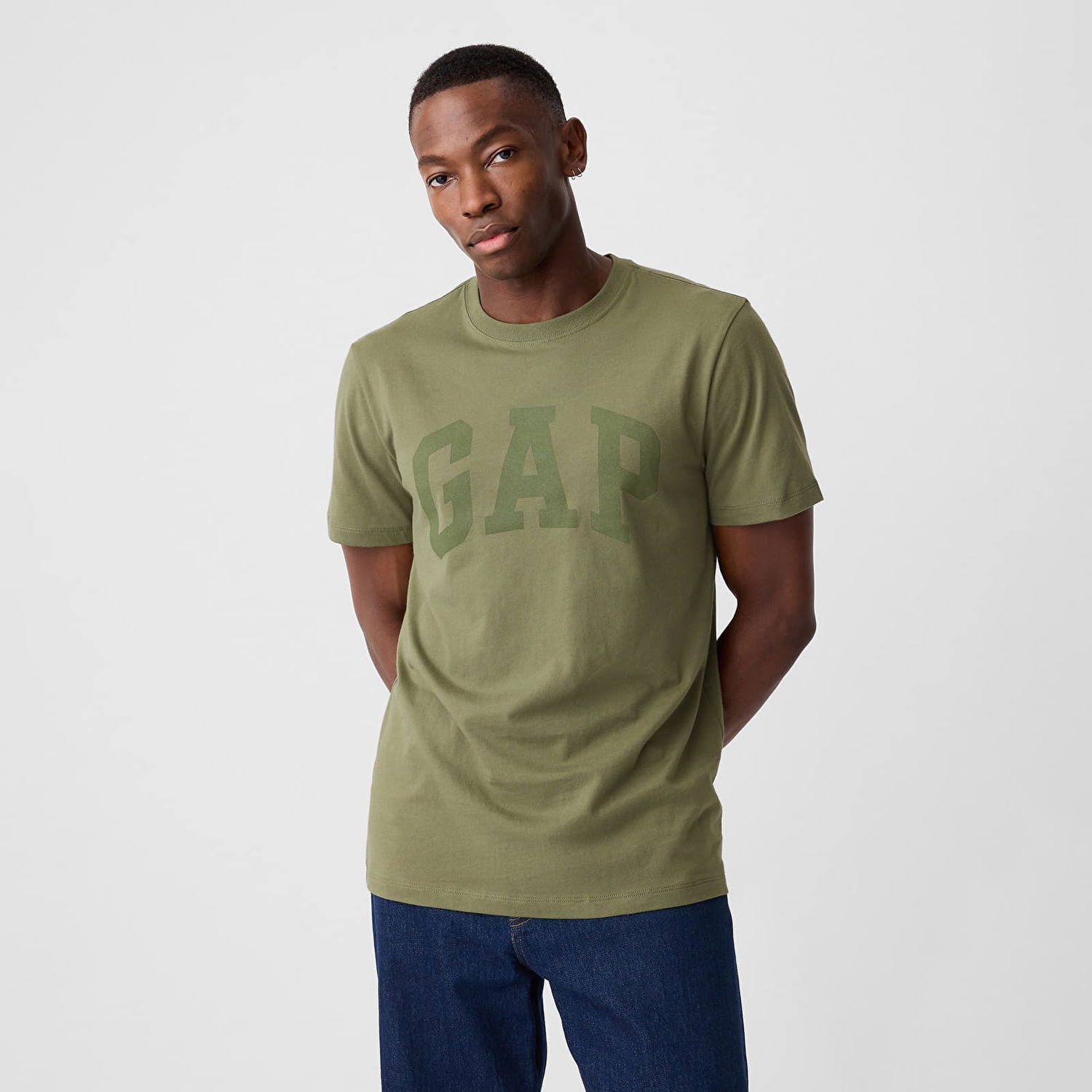 Tričko GAP T-shirt Logo Tee Walden Green XS Zelené | 856659-16, 0