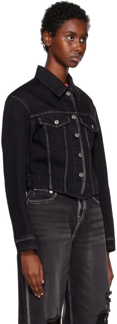 Bunda We11done We11done V-Line Denim Jacket Čierna | WD-DJ3-22-330-W-BK, 1