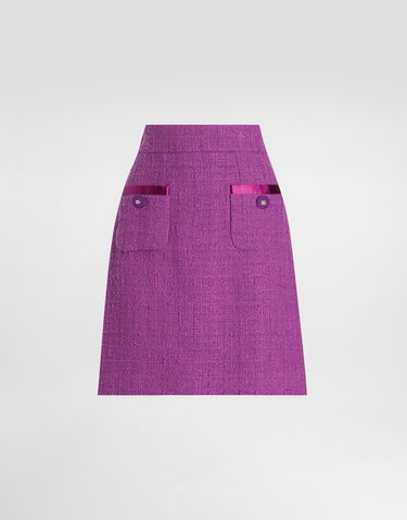 Sukňa Dolce & Gabbana Dolce & Gabbana Rachel Tweed Skirt Fialová | F4C0VTFMTACF0571, 0