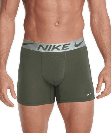 Boxerky Nike Boxers Luxe Cotton Modal Long Zelené | ke1022-8yt, 2