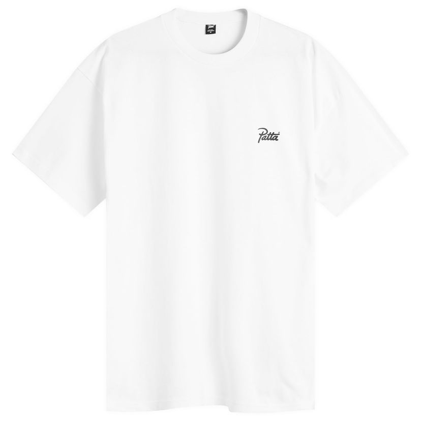 Tričko Patta Script Logo T-Shirt, Size X-Small Biela | POC-AW25-1000-290-0071-002