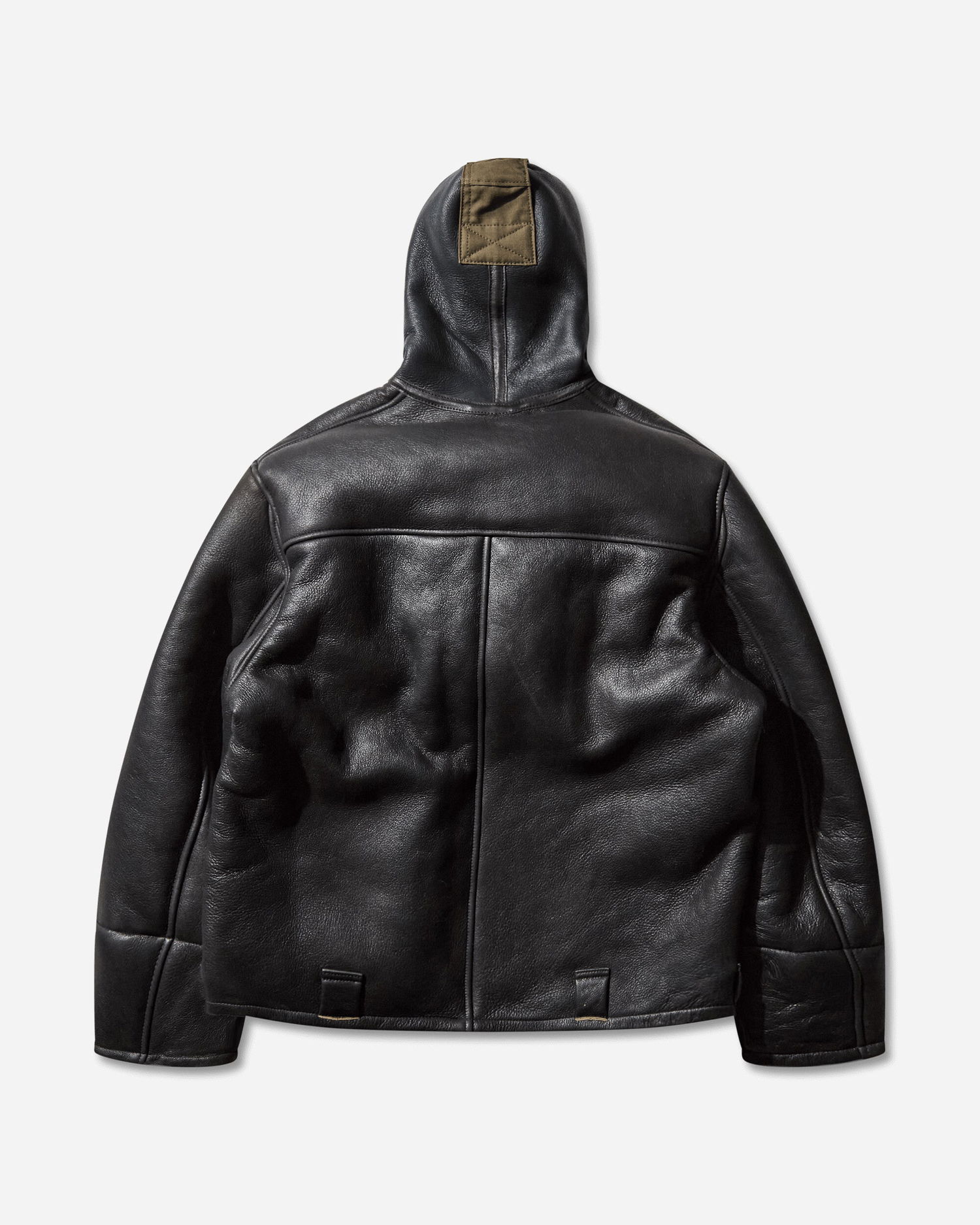 Bunda OUR LEGACY Blizzard Hooded Leather Jacket Čierna | W4259BN 001, 0