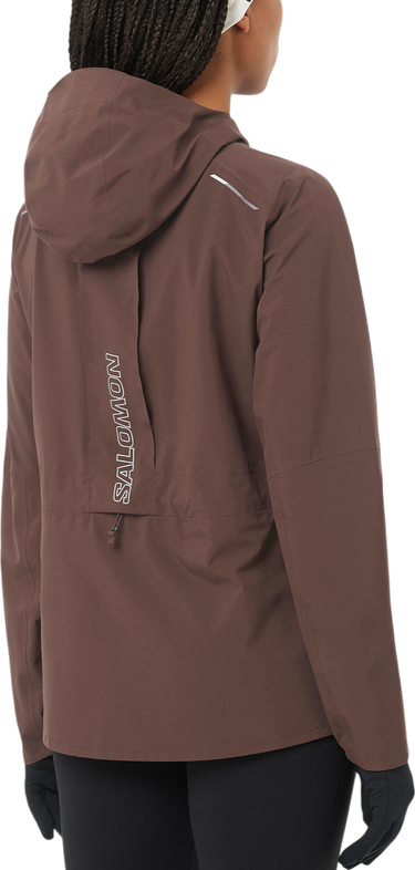 Bunda Salomon Salomon Bonatti Trail Hooded Jacket Hnedá | lc2673800, 1